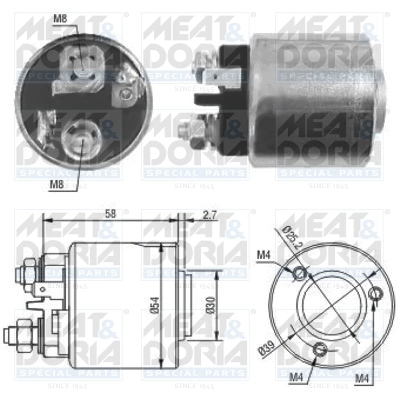 Solenoid Switch, starter